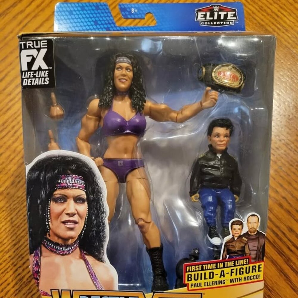New WWE ELITE WRESTLEMANIA TRUE FX CHYNA W/ BELT ROCCO BUILD A FIGURE 2020